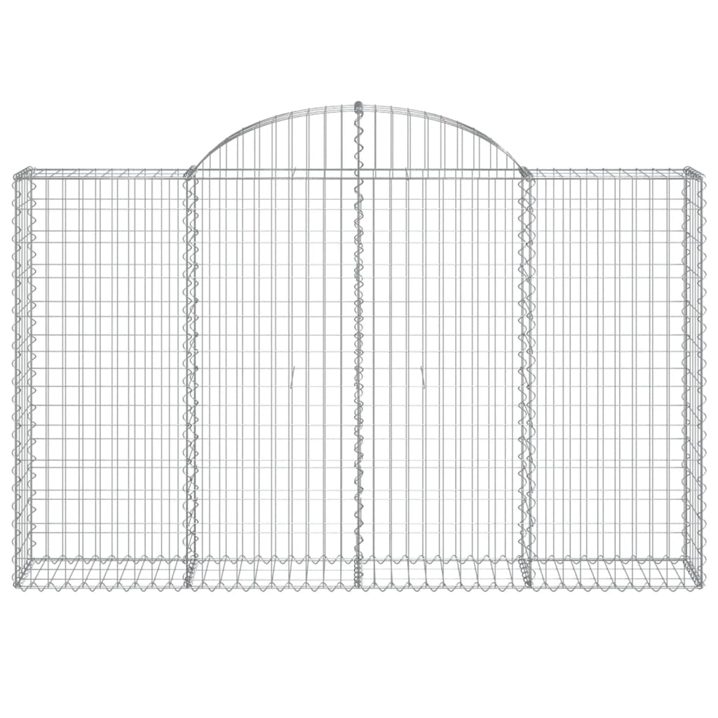 Schanskorven 30 st gewelfd 200x30x120/140 cm ijzer is nu te koop bij PeponiXL, paradijselijk wonen!