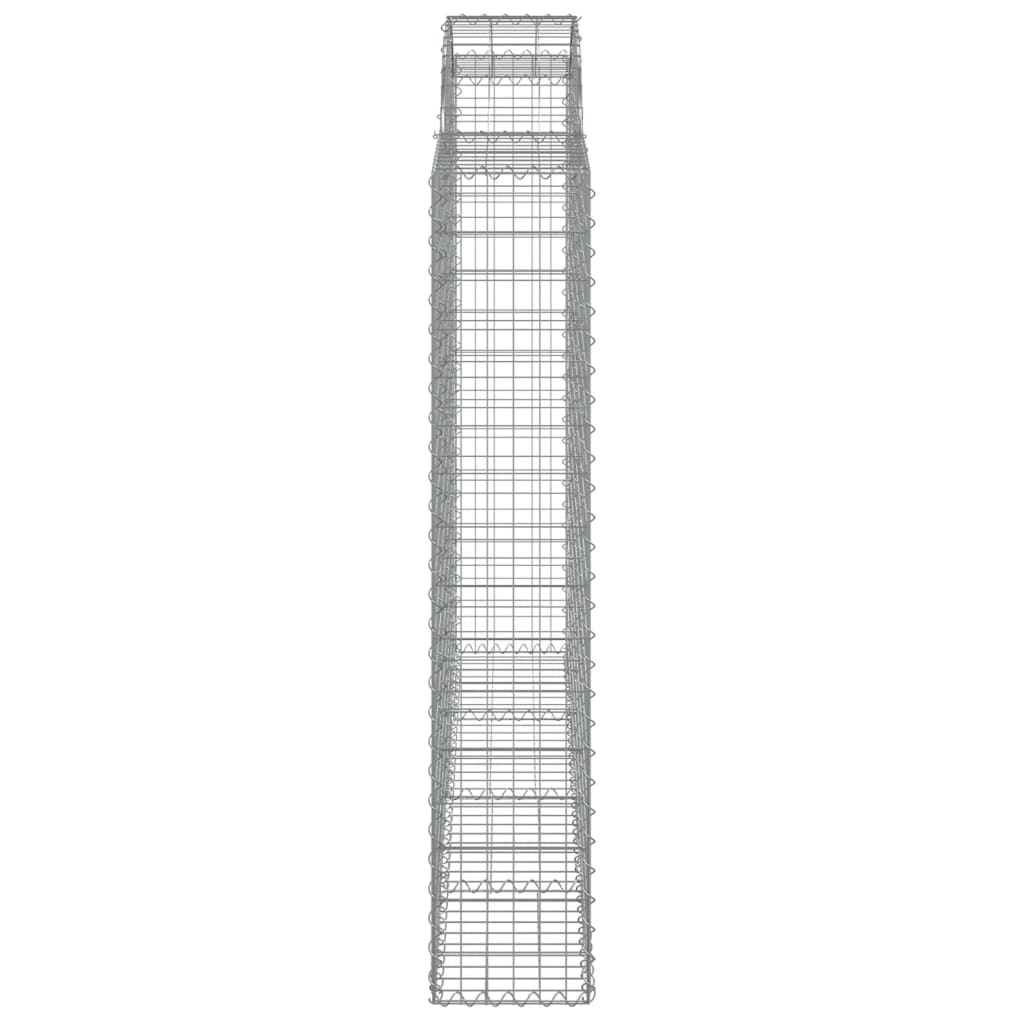 Schanskorven 2 st gewelfd 200x30x160/180 cm ijzer is nu te koop bij PeponiXL, paradijselijk wonen!