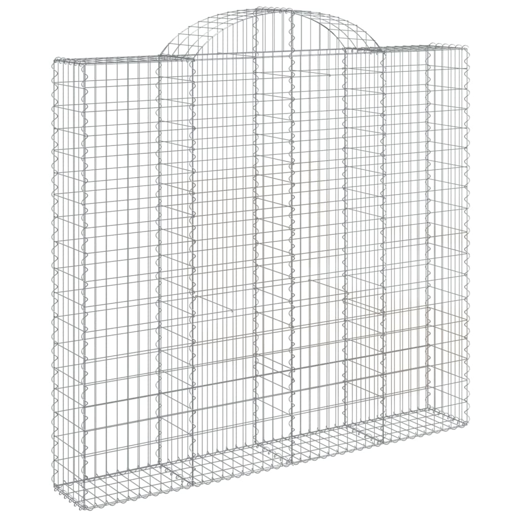 Schanskorven 15 st gewelfd 200x30x180/200 cm ijzer is nu te koop bij PeponiXL, paradijselijk wonen!