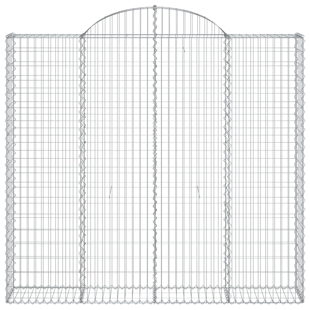 Schanskorven 15 st gewelfd 200x30x180/200 cm ijzer is nu te koop bij PeponiXL, paradijselijk wonen!