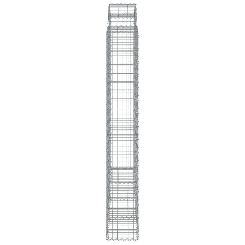 Schanskorven 2 st gewelfd 200x30x200/220 cm ijzer is nu te koop bij PeponiXL, paradijselijk wonen!