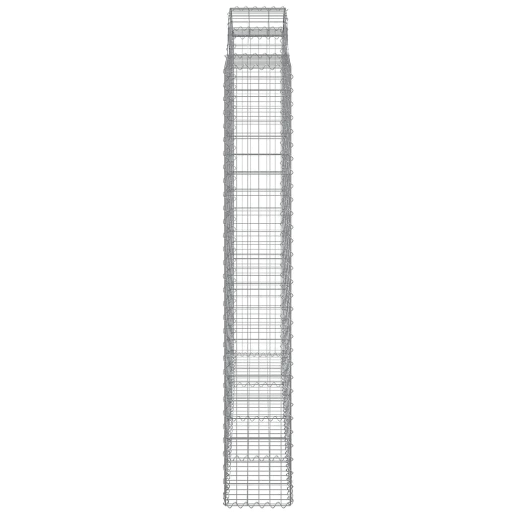 Schanskorven 3 st gewelfd 200x30x200/220 cm ijzer is nu te koop bij PeponiXL, paradijselijk wonen!