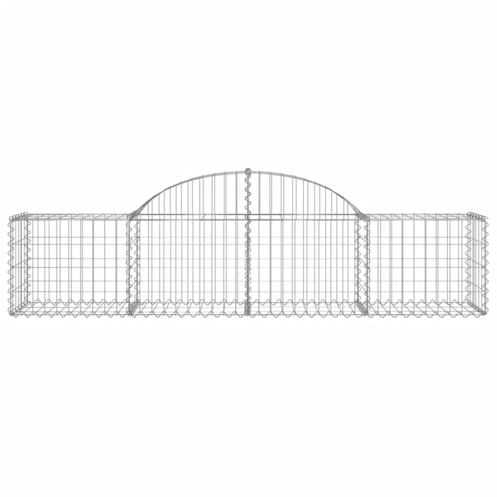 Schanskorven 40 st gewelfd 200x50x40/60 cm ijzer is nu te koop bij PeponiXL, paradijselijk wonen!
