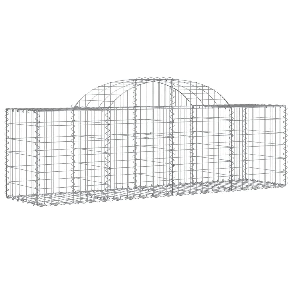 Schanskorven 50 st gewelfd 200x50x60/80 cm ijzer is nu te koop bij PeponiXL, paradijselijk wonen!