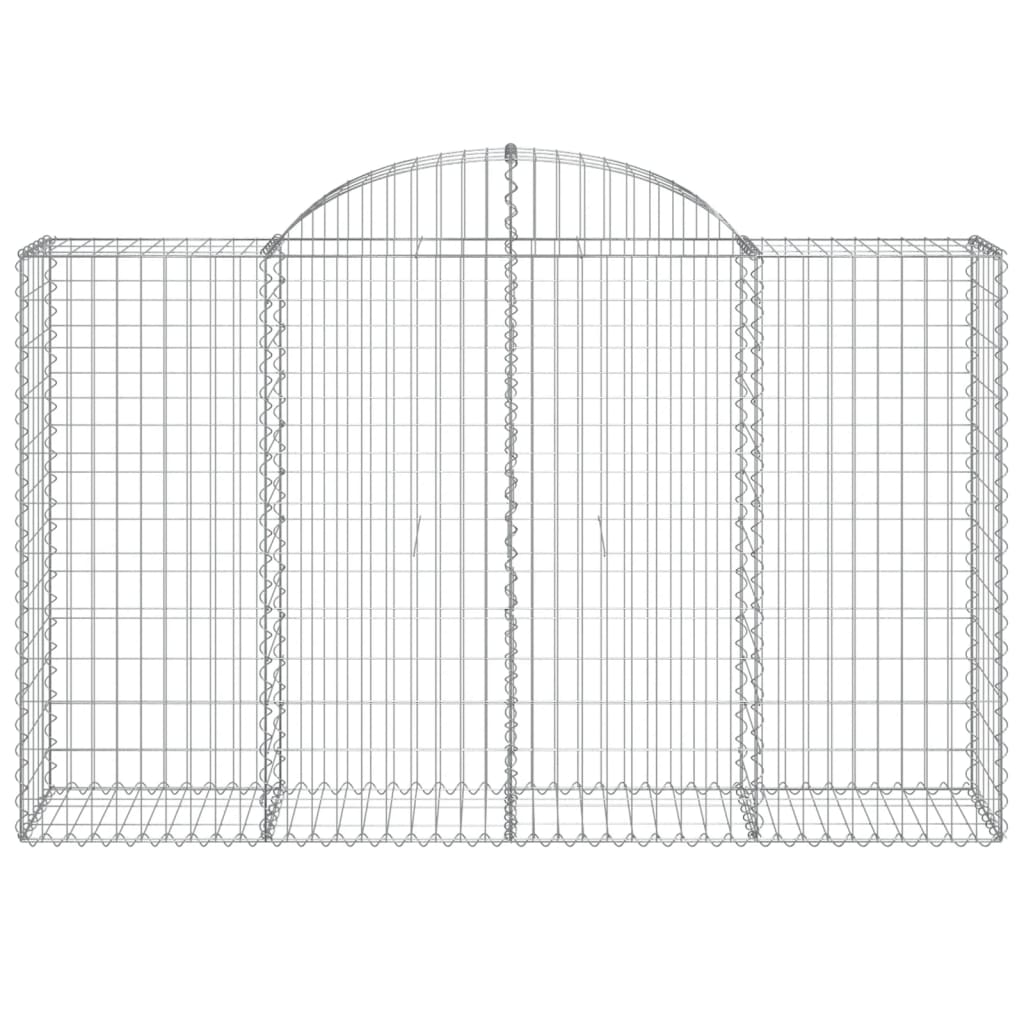 Schanskorven 40 st gewelfd 200x50x120/140 cm ijzer is nu te koop bij PeponiXL, paradijselijk wonen!