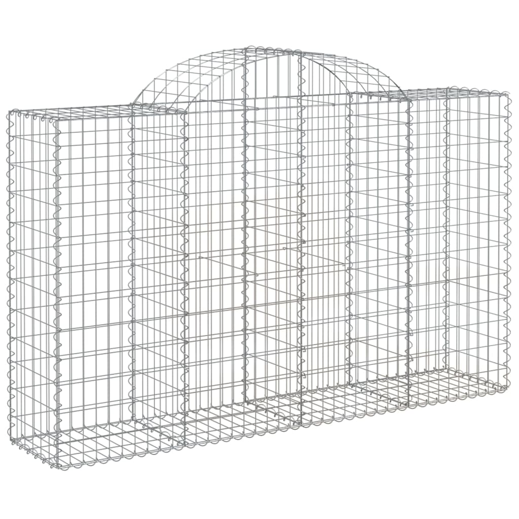 Schanskorven 50 st gewelfd 200x50x120/140 cm ijzer is nu te koop bij PeponiXL, paradijselijk wonen!