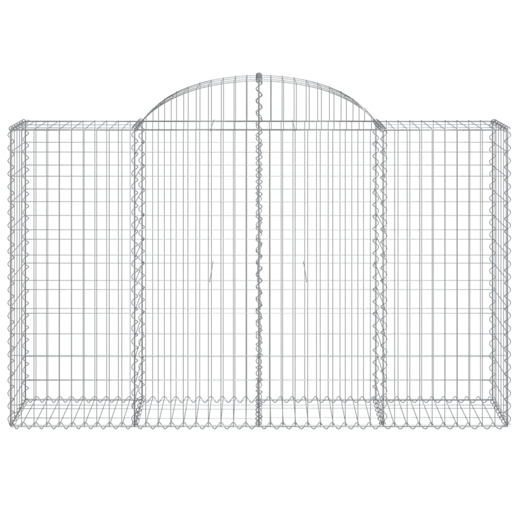 Schanskorven 50 st gewelfd 200x50x120/140 cm ijzer is nu te koop bij PeponiXL, paradijselijk wonen!