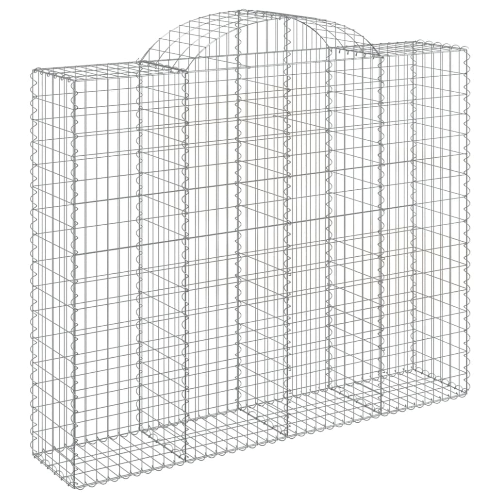 Schanskorven 20 st gewelfd 200x50x160/180 cm ijzer is nu te koop bij PeponiXL, paradijselijk wonen!