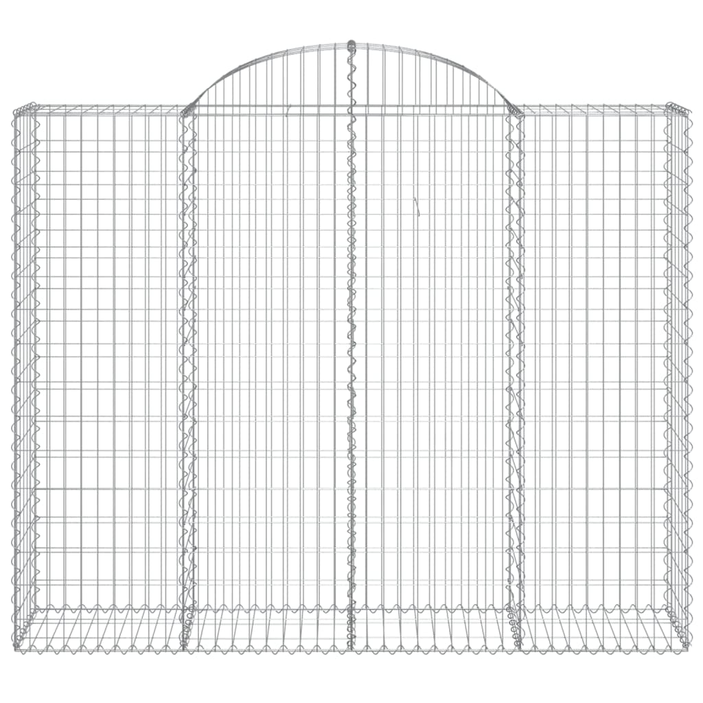 Schanskorven 20 st gewelfd 200x50x160/180 cm ijzer is nu te koop bij PeponiXL, paradijselijk wonen!