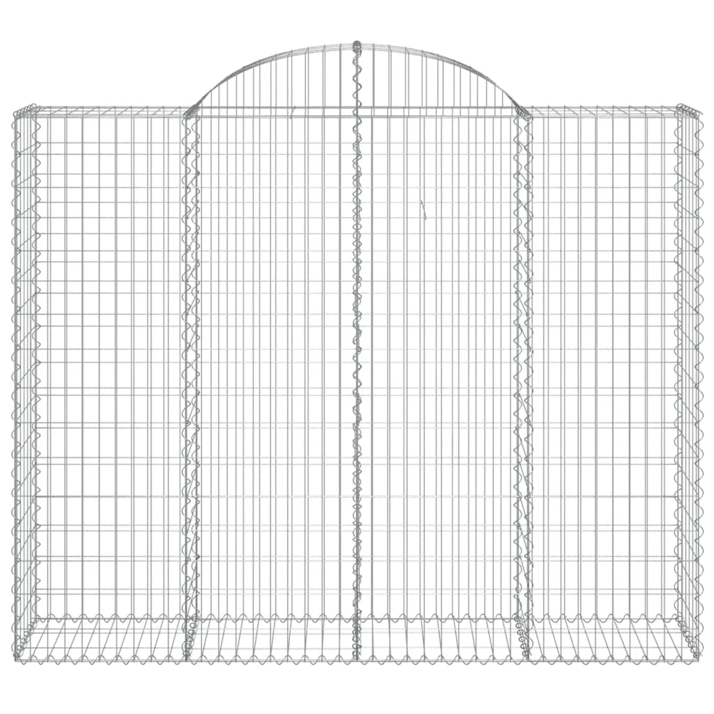 Schanskorven 50 st gewelfd 200x50x160/180 cm ijzer is nu te koop bij PeponiXL, paradijselijk wonen!