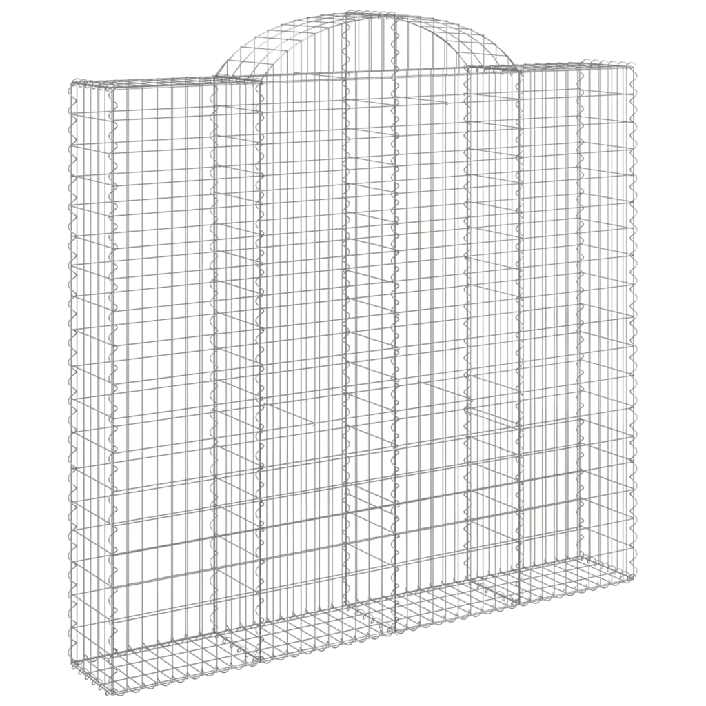 Schanskorven 18 st gewelfd 200x50x180/200 cm ijzer is nu te koop bij PeponiXL, paradijselijk wonen!
