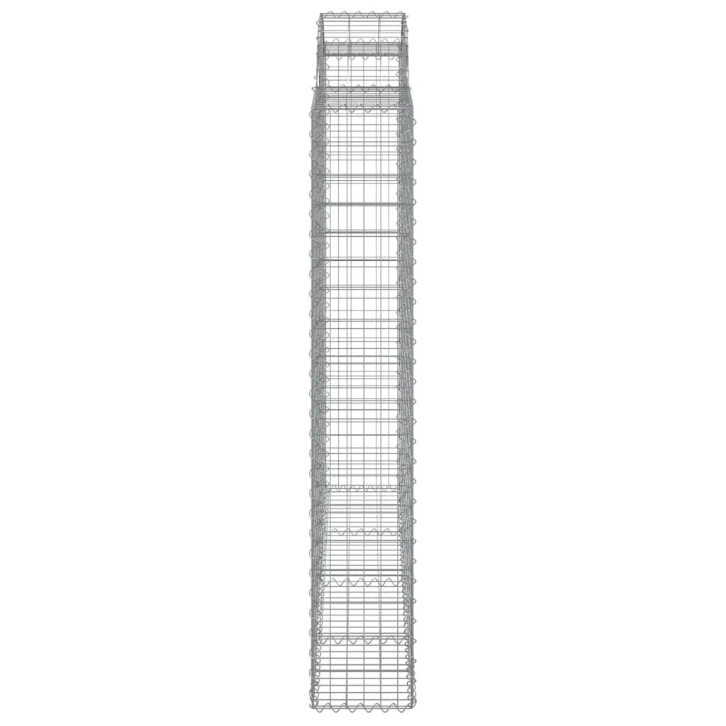Schanskorven 18 st gewelfd 200x50x180/200 cm ijzer is nu te koop bij PeponiXL, paradijselijk wonen!
