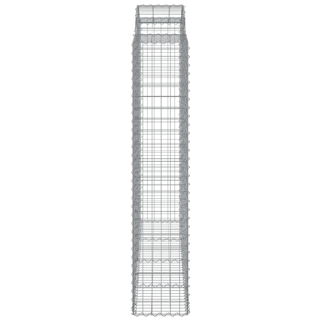 Schanskorven 10 st gewelfd 200x50x200/220 cm ijzer is nu te koop bij PeponiXL, paradijselijk wonen!