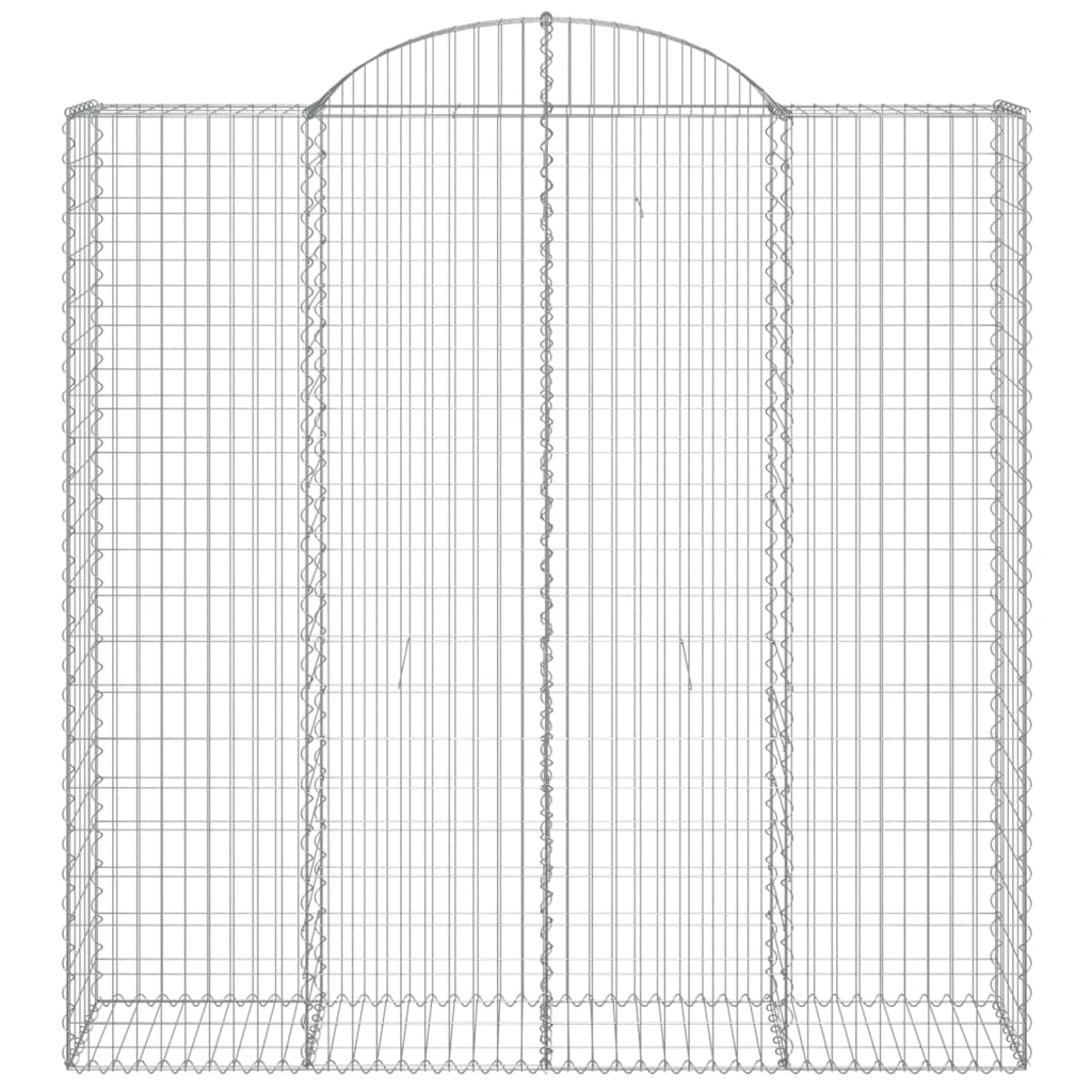 Schanskorven 11 st gewelfd 200x50x200/220 cm ijzer is nu te koop bij PeponiXL, paradijselijk wonen!