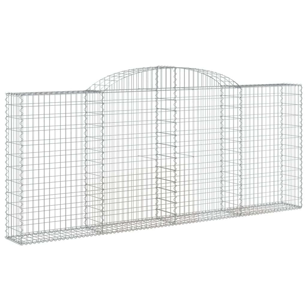 Schanskorven 25 st gewelfd 300x30x120/140 cm ijzer is nu te koop bij PeponiXL, paradijselijk wonen!