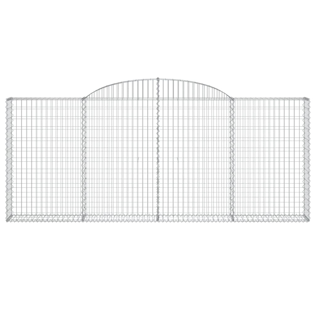 Schanskorven 25 st gewelfd 300x30x120/140 cm ijzer is nu te koop bij PeponiXL, paradijselijk wonen!