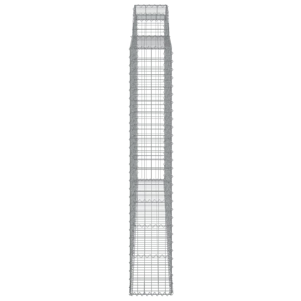 Schanskorven 5 st gewelfd 300x30x180/200 cm ijzer is nu te koop bij PeponiXL, paradijselijk wonen!