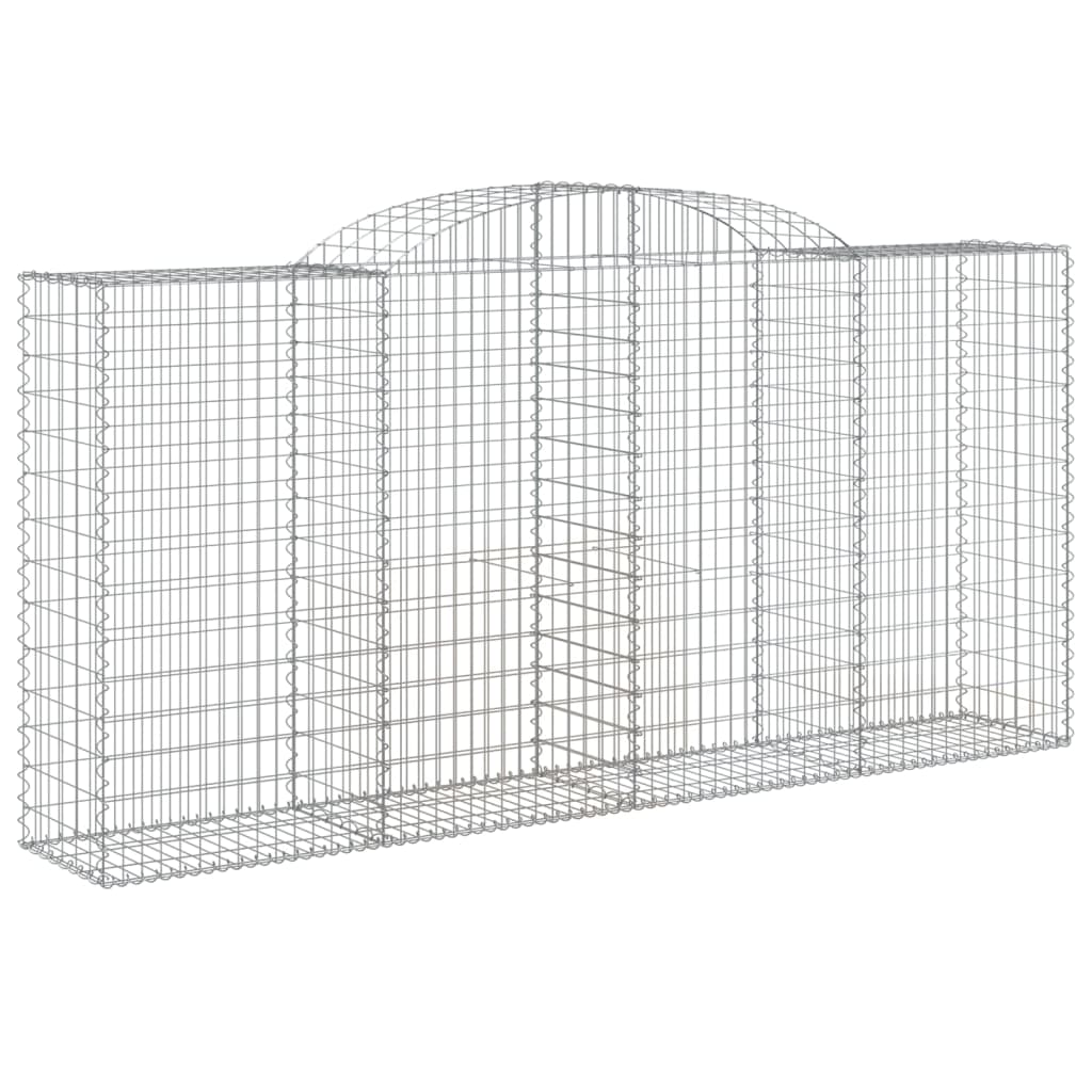 Schanskorven 25 st gewelfd 300x50x140/160 cm ijzer is nu te koop bij PeponiXL, paradijselijk wonen!