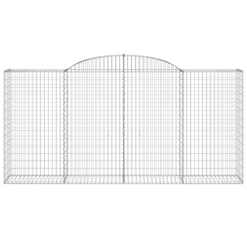 Schanskorven 25 st gewelfd 300x50x140/160 cm ijzer is nu te koop bij PeponiXL, paradijselijk wonen!