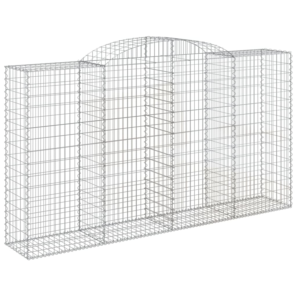 Schanskorven 20 st gewelfd 300x50x160/180 cm ijzer is nu te koop bij PeponiXL, paradijselijk wonen!