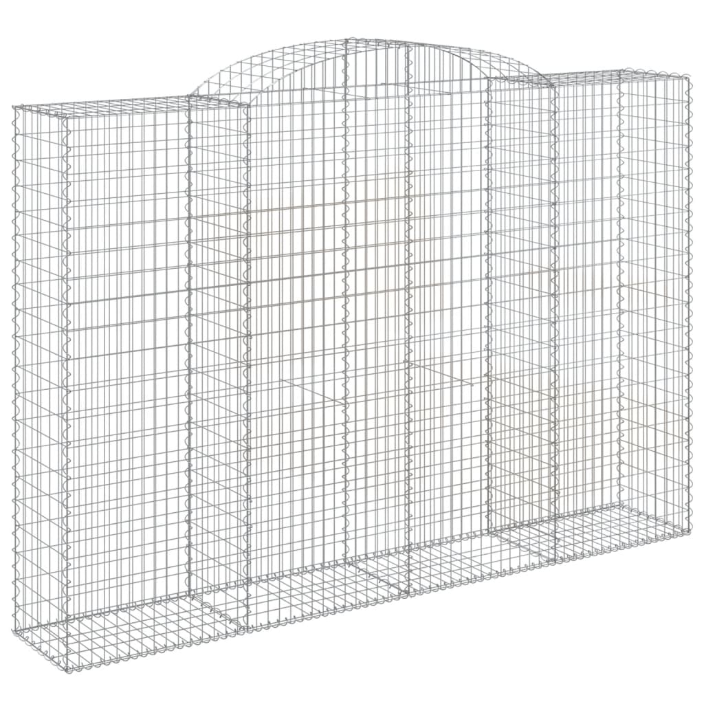 Schanskorven 5 st gewelfd 300x50x200/220 cm ijzer is nu te koop bij PeponiXL, paradijselijk wonen!
