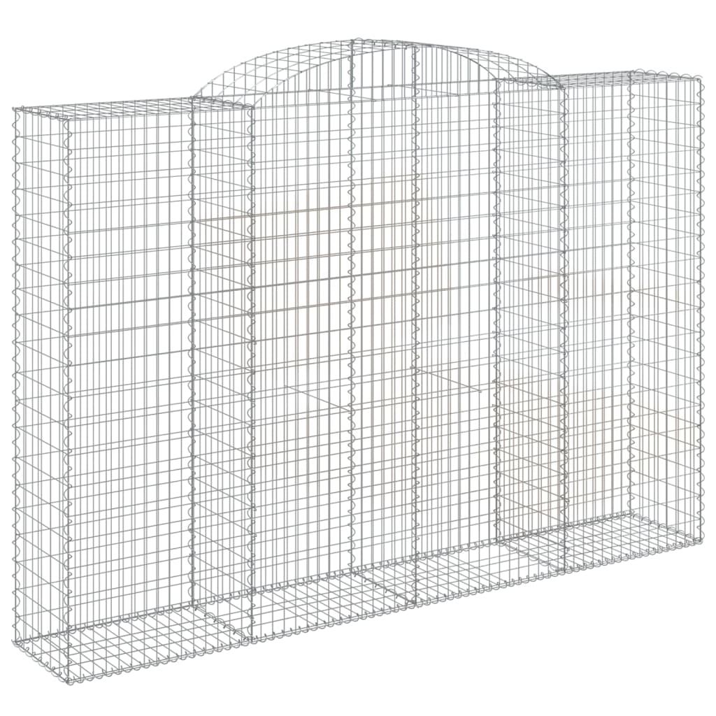 Schanskorven 6 st gewelfd 300x50x200/220 cm ijzer is nu te koop bij PeponiXL, paradijselijk wonen!