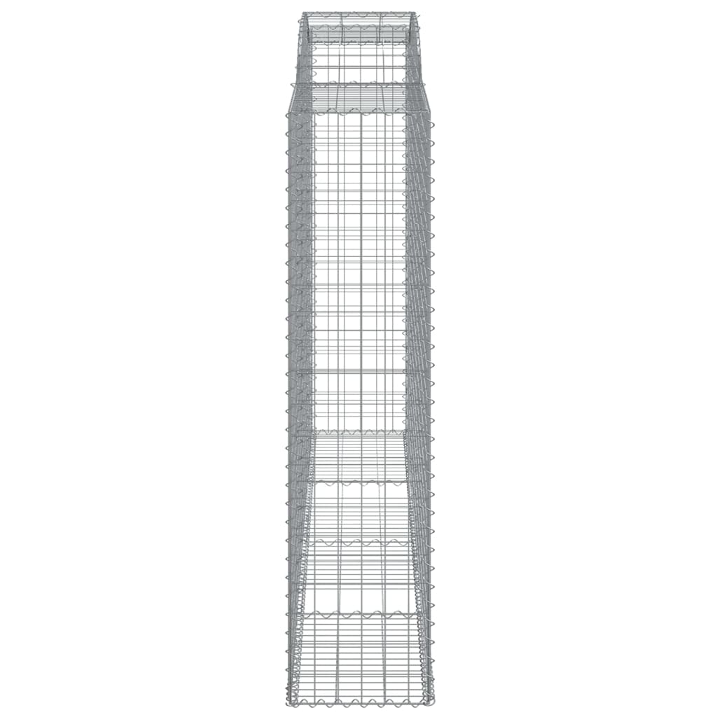 Schanskorven 8 st gewelfd 300x50x200/220 cm ijzer is nu te koop bij PeponiXL, paradijselijk wonen!