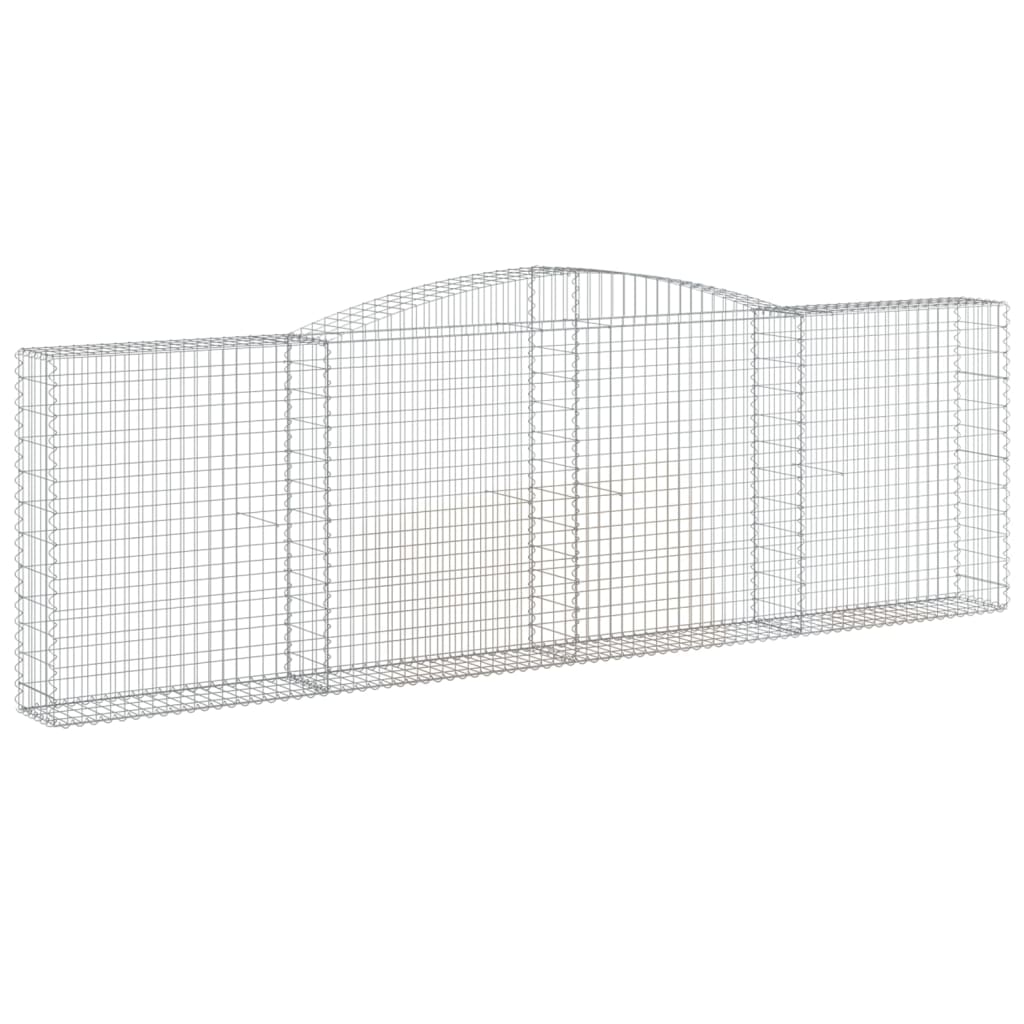 Schanskorven 20 st gewelfd 400x30x120/140 cm ijzer is nu te koop bij PeponiXL, paradijselijk wonen!