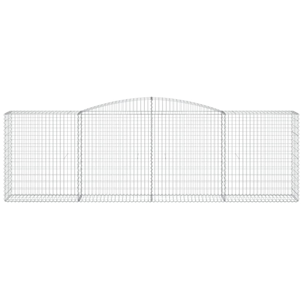 Schanskorven 25 st gewelfd 400x50x120/140 cm ijzer is nu te koop bij PeponiXL, paradijselijk wonen!