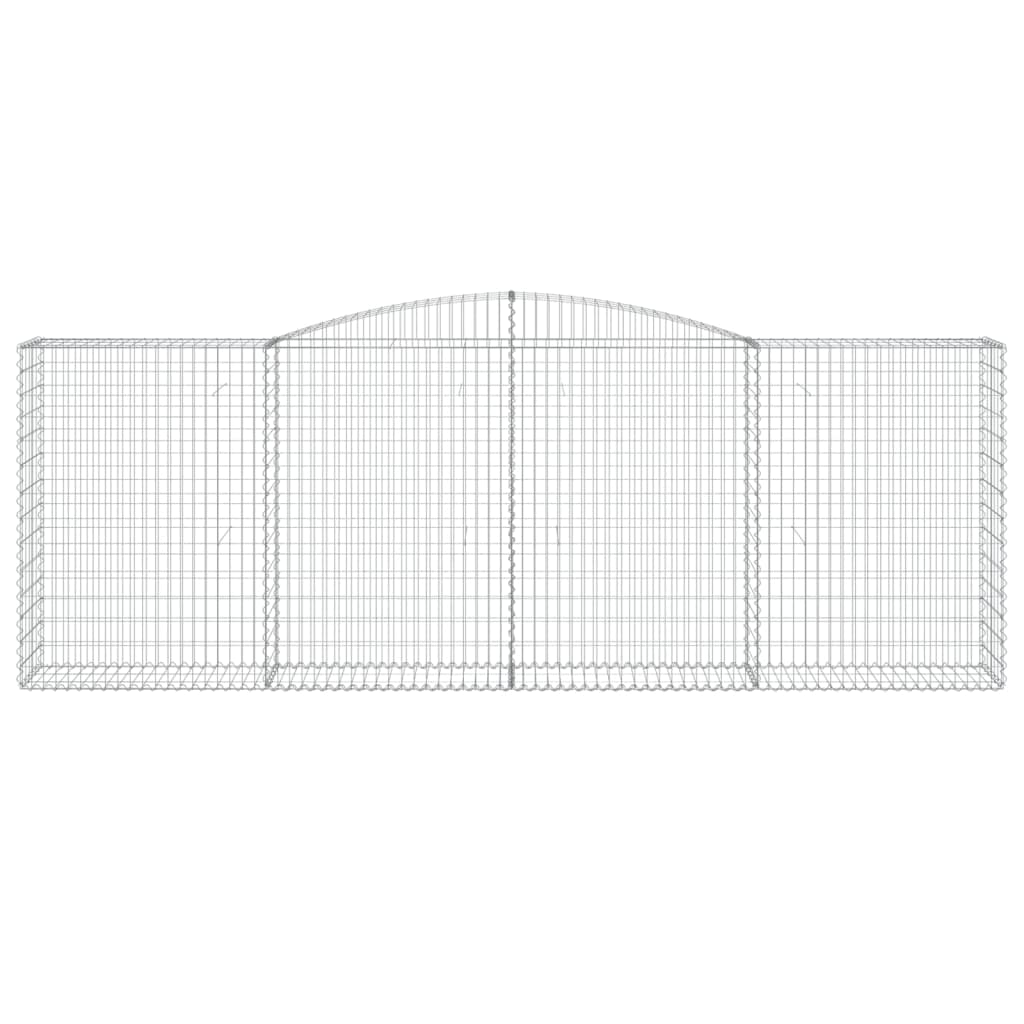 Schanskorven 25 st gewelfd 400x50x140/160 cm ijzer is nu te koop bij PeponiXL, paradijselijk wonen!