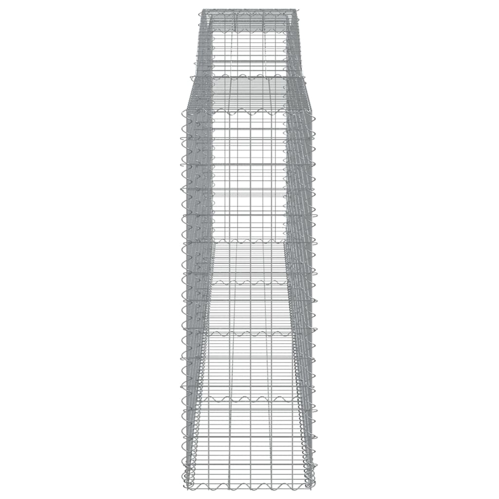 Schanskorven 25 st gewelfd 400x50x140/160 cm ijzer is nu te koop bij PeponiXL, paradijselijk wonen!