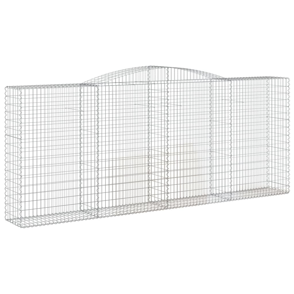 Schanskorven 25 st gewelfd 400x50x160/180 cm ijzer is nu te koop bij PeponiXL, paradijselijk wonen!