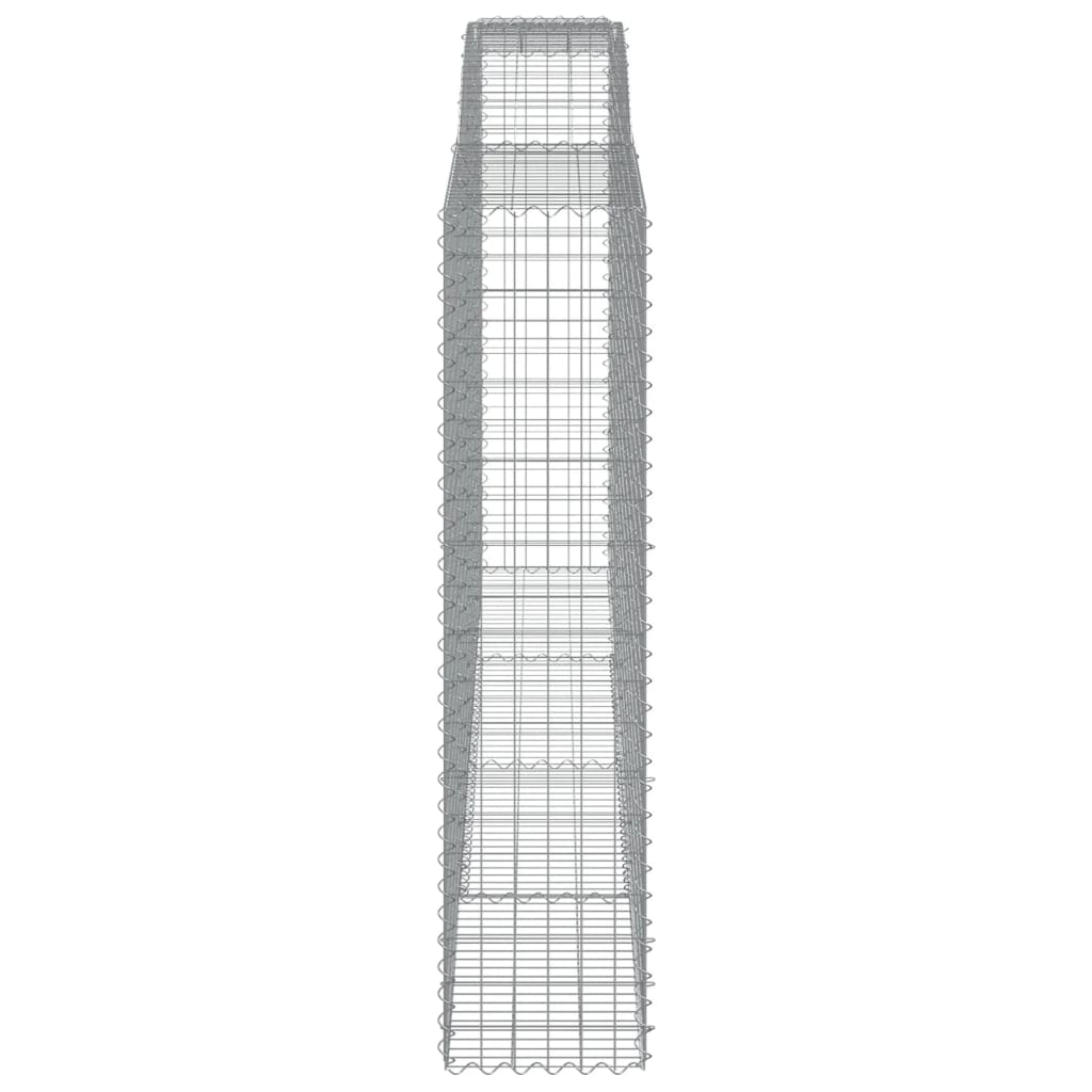 Schanskorven 8 st gewelfd 400x50x200/220 cm ijzer is nu te koop bij PeponiXL, paradijselijk wonen!