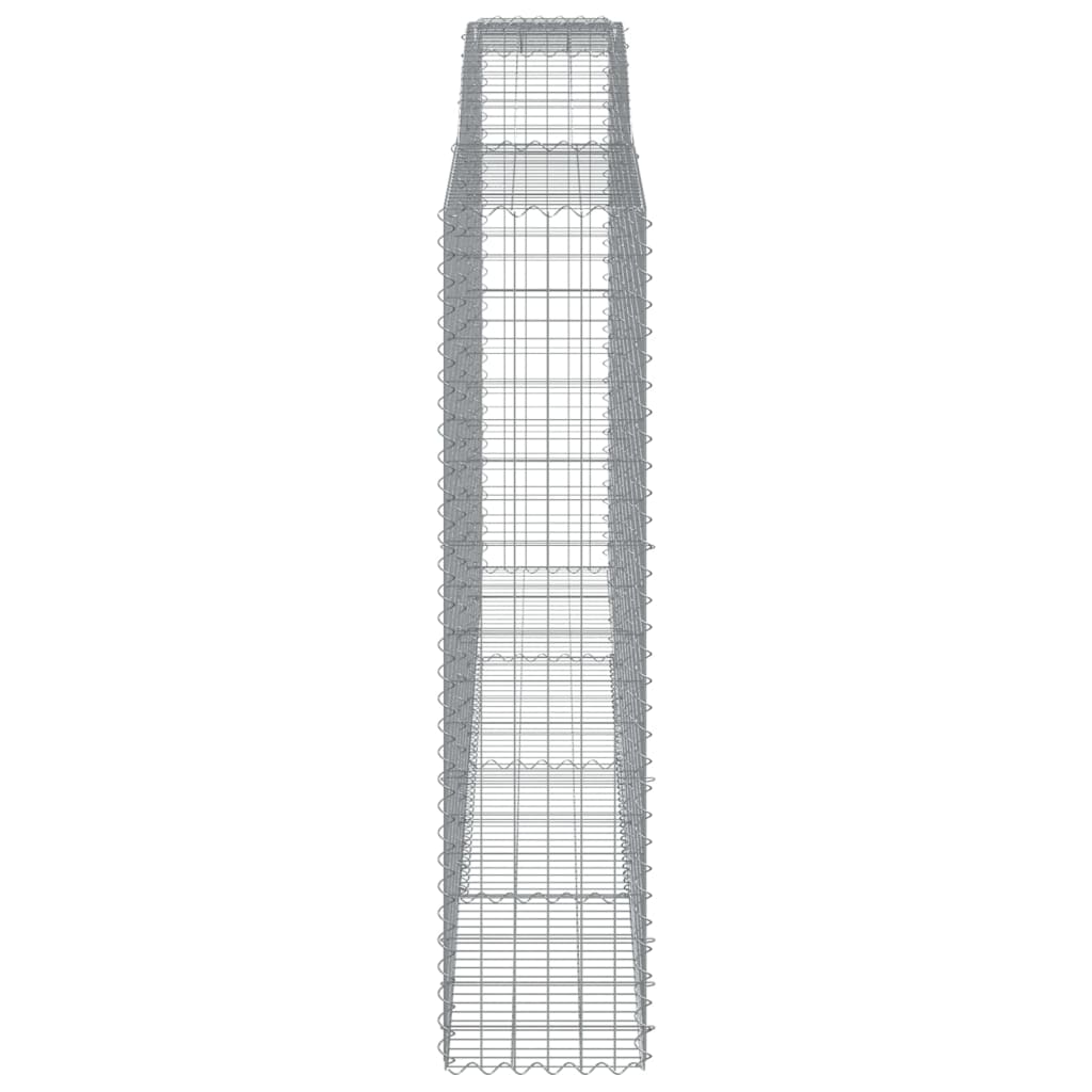 Schanskorven 10 st gewelfd 400x50x200/220 cm ijzer is nu te koop bij PeponiXL, paradijselijk wonen!