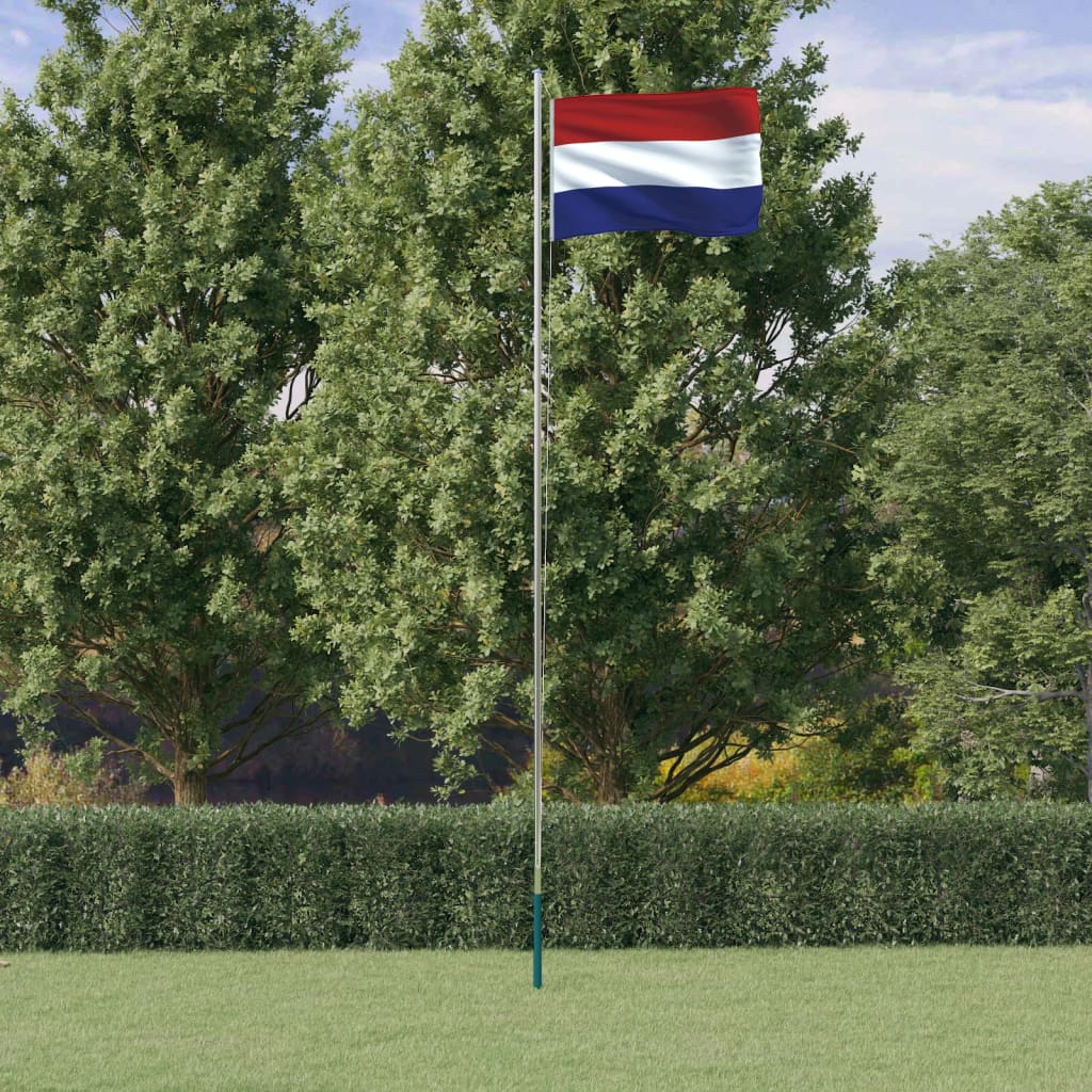 Vlag met vlaggenmast Nederland 6,08 m aluminium is nu te koop bij PeponiXL, paradijselijk wonen!