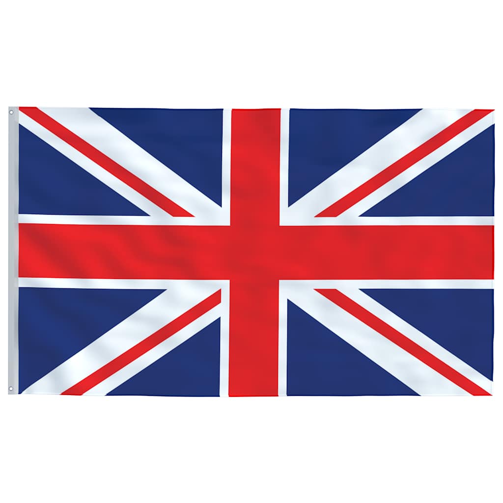 Vlag met vlaggenmast Verenigd Koninkrijk 6,08 m aluminium