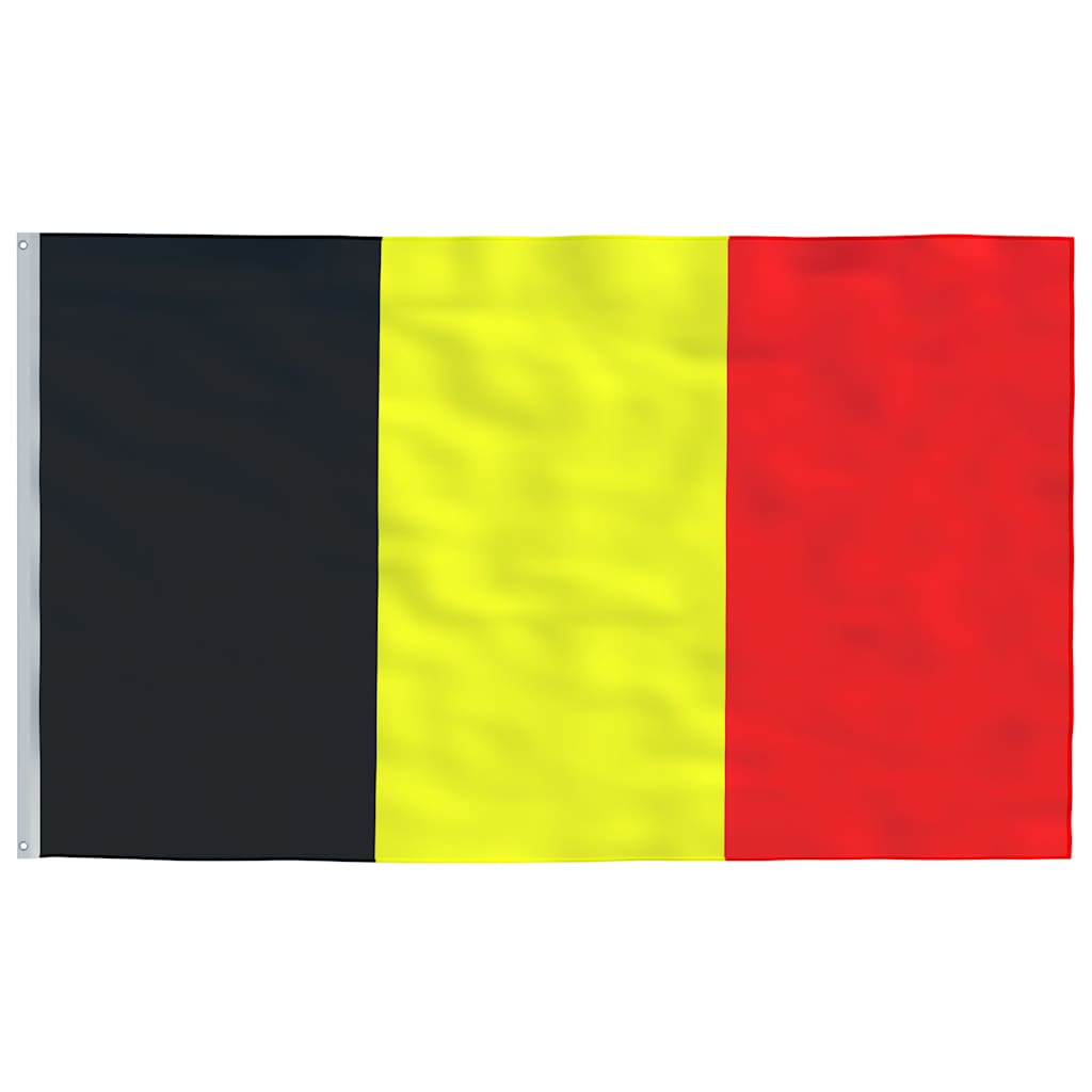 Vlag met vlaggenmast België 5,5 m aluminium