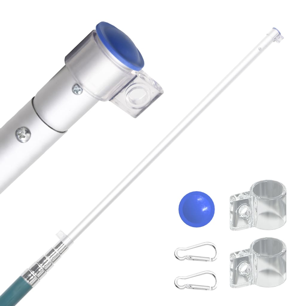 Vlag met vlaggenmast Verenigd Koninkrijk 5,5 m aluminium is nu te koop bij PeponiXL, paradijselijk wonen!