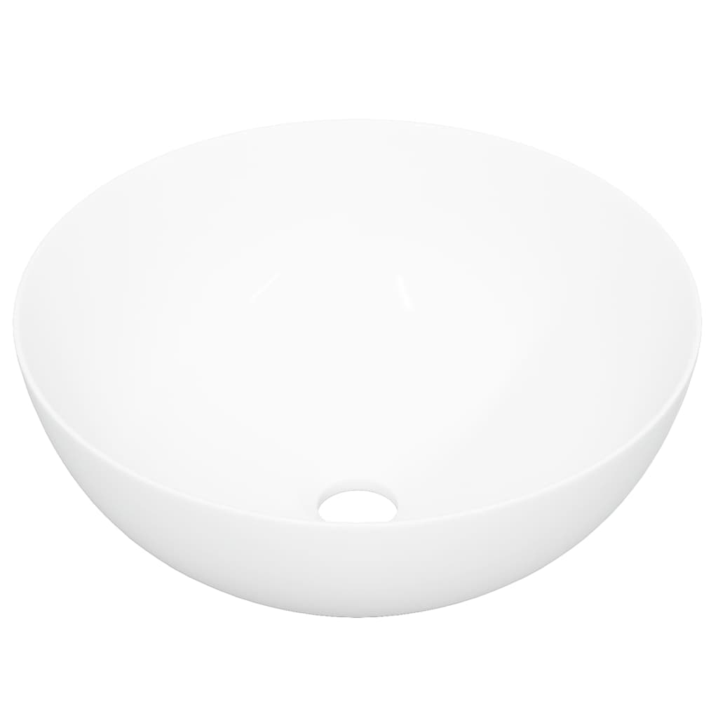 Wasbak 36x15 cm rond keramiek wit is nu te koop bij PeponiXL, paradijselijk wonen!