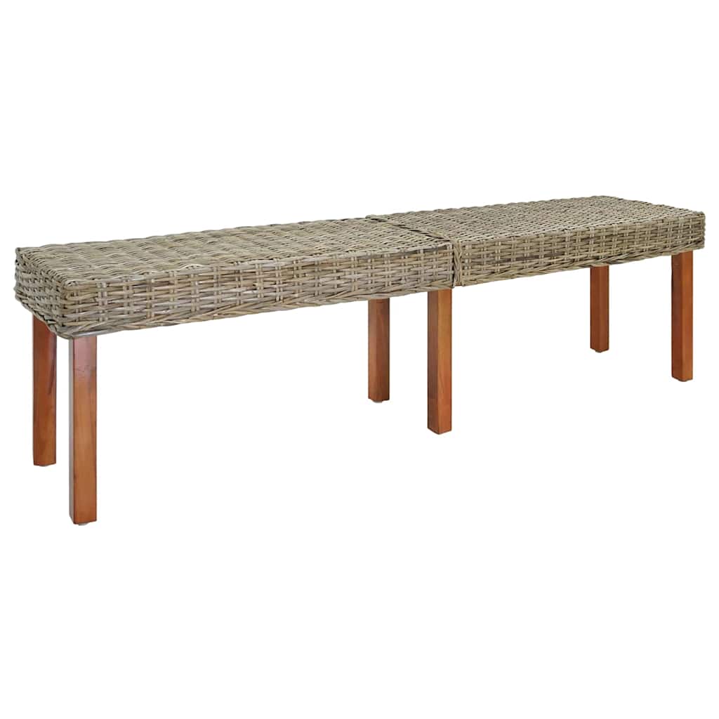 Bank Naturel 160 x 35 x 45 cm Massief Mango Hout is nu te koop bij PeponiXL, paradijselijk wonen!