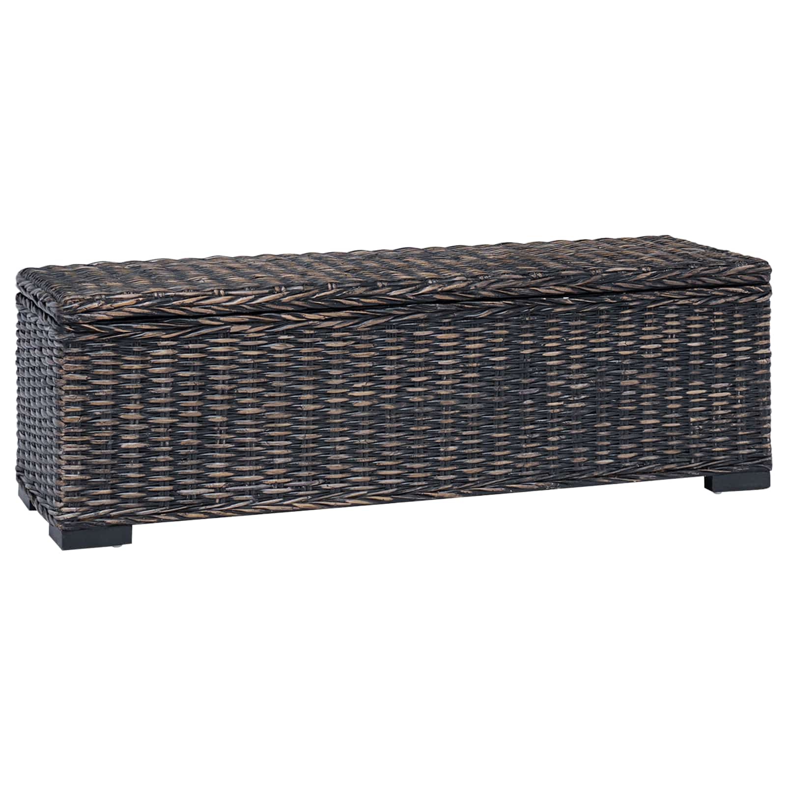 Opbergbox met opslag Zwart 110 x 35 x 45 cm is nu te koop bij PeponiXL, paradijselijk wonen!