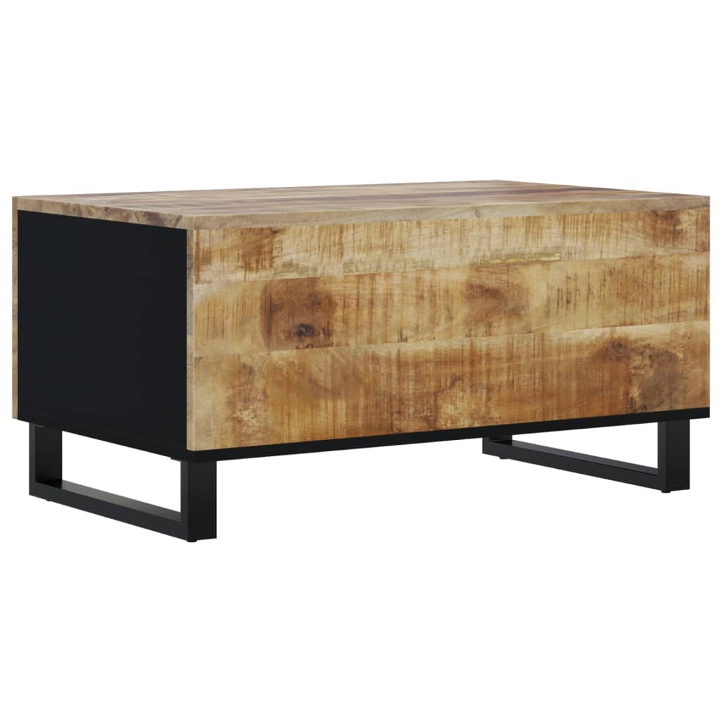 Salontafel 80x50x40 cm massief mangohout en bewerkt hout is nu te koop bij PeponiXL, paradijselijk wonen!