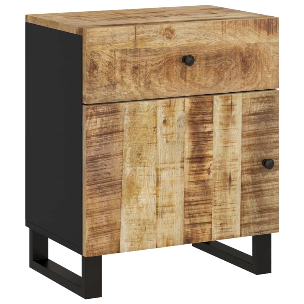 Nachtkastjes 50x33x60 cm massief mangohout en bewerkt hout is nu te koop bij PeponiXL, paradijselijk wonen!