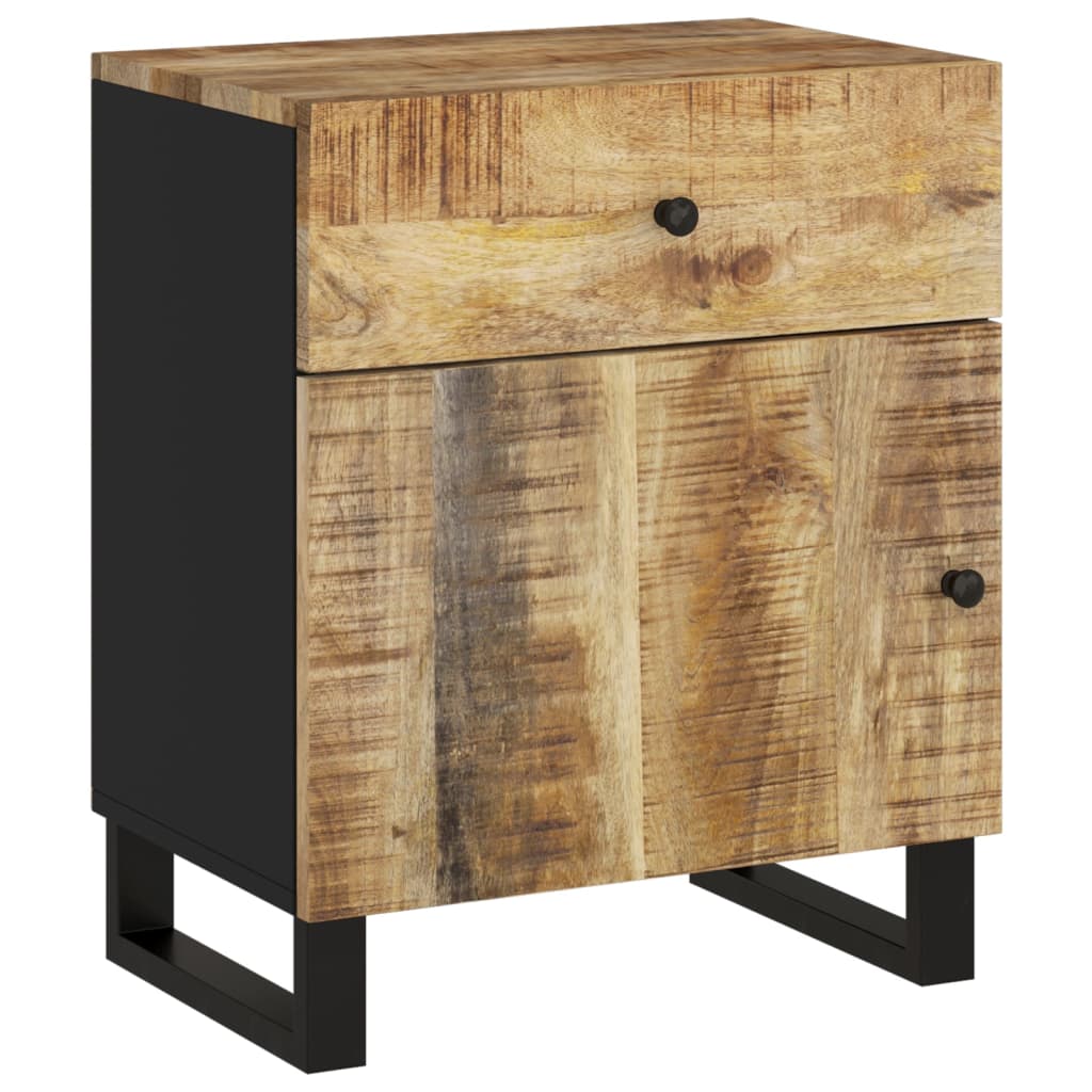 Nachtkastjes 50x33x60 cm massief mangohout en bewerkt hout is nu te koop bij PeponiXL, paradijselijk wonen!