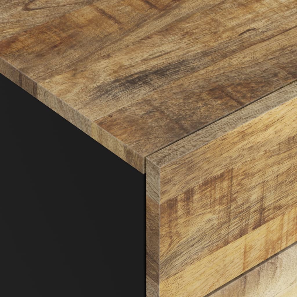Nachtkastjes 50x33x60 cm massief mangohout en bewerkt hout is nu te koop bij PeponiXL, paradijselijk wonen!