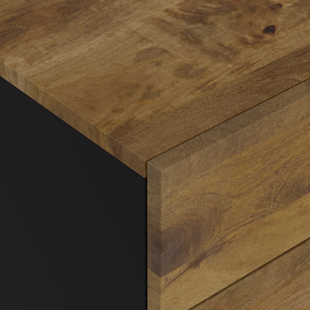 Nachtkastjes 50x33x60 cm massief mangohout en bewerkt hout is nu te koop bij PeponiXL, paradijselijk wonen!