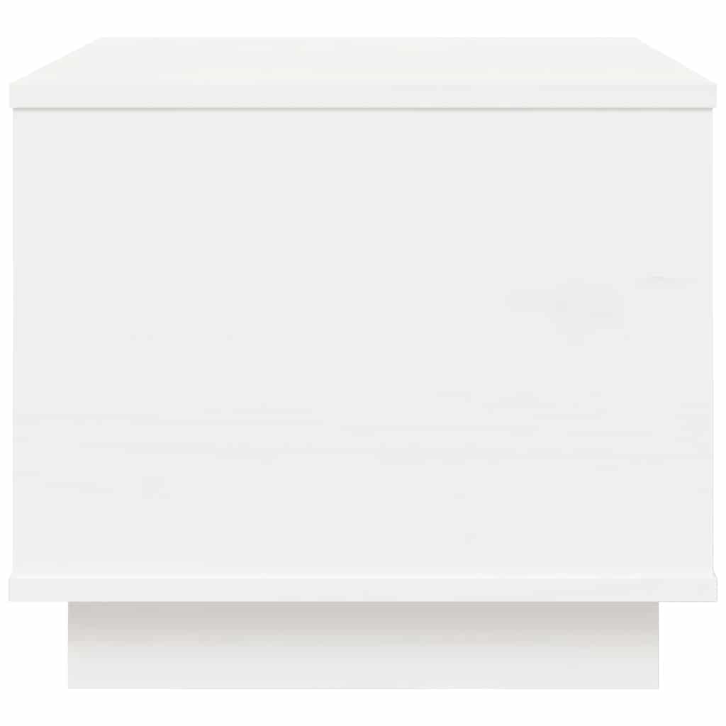 Salontafel 40x50x35 cm massief grenenhout wit is nu te koop bij PeponiXL, paradijselijk wonen!