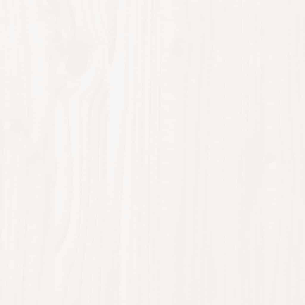 Salontafel 40x50x35 cm massief grenenhout wit is nu te koop bij PeponiXL, paradijselijk wonen!