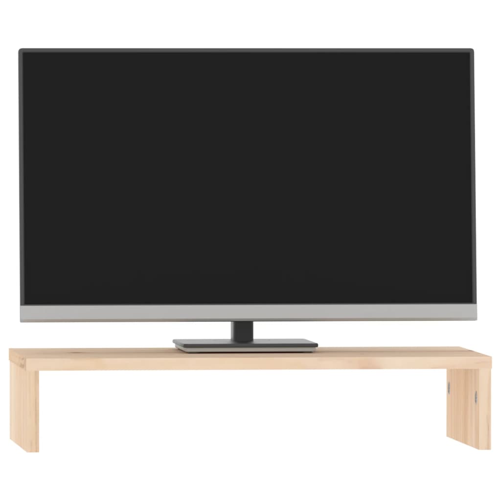 Monitorstandaard 50x27x10 cm massief grenenhout is nu te koop bij PeponiXL, paradijselijk wonen!