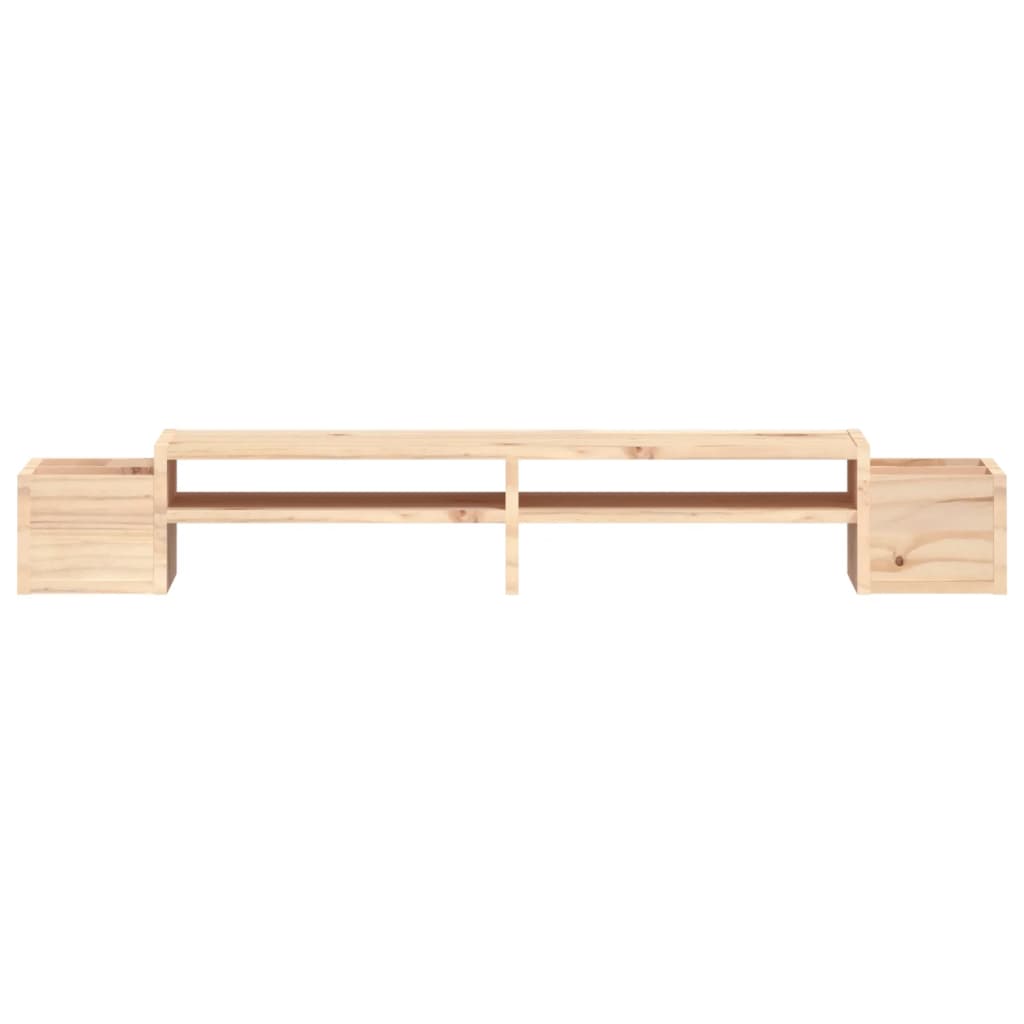 Monitorstandaard 100x27,5x15 cm massief grenenhout is nu te koop bij PeponiXL, paradijselijk wonen!